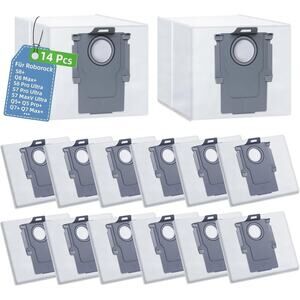 14 Pack Vacuum Dust Bag Compatible for Roborock S8+ S7 Q5 Q7 Q8 Q10 LOVECO